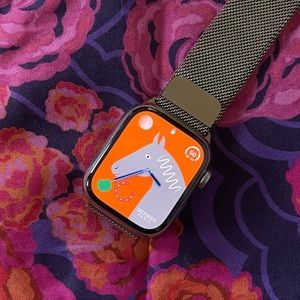 Apple Watch Hermès Series 7 GPS + Cellular, 41mm Silver Stainless Steel …